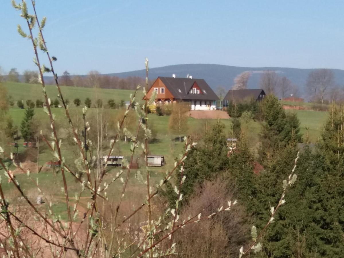 Apartman V Chaloupce Na Vrsku Bernsdorf Eksteriør bilde
