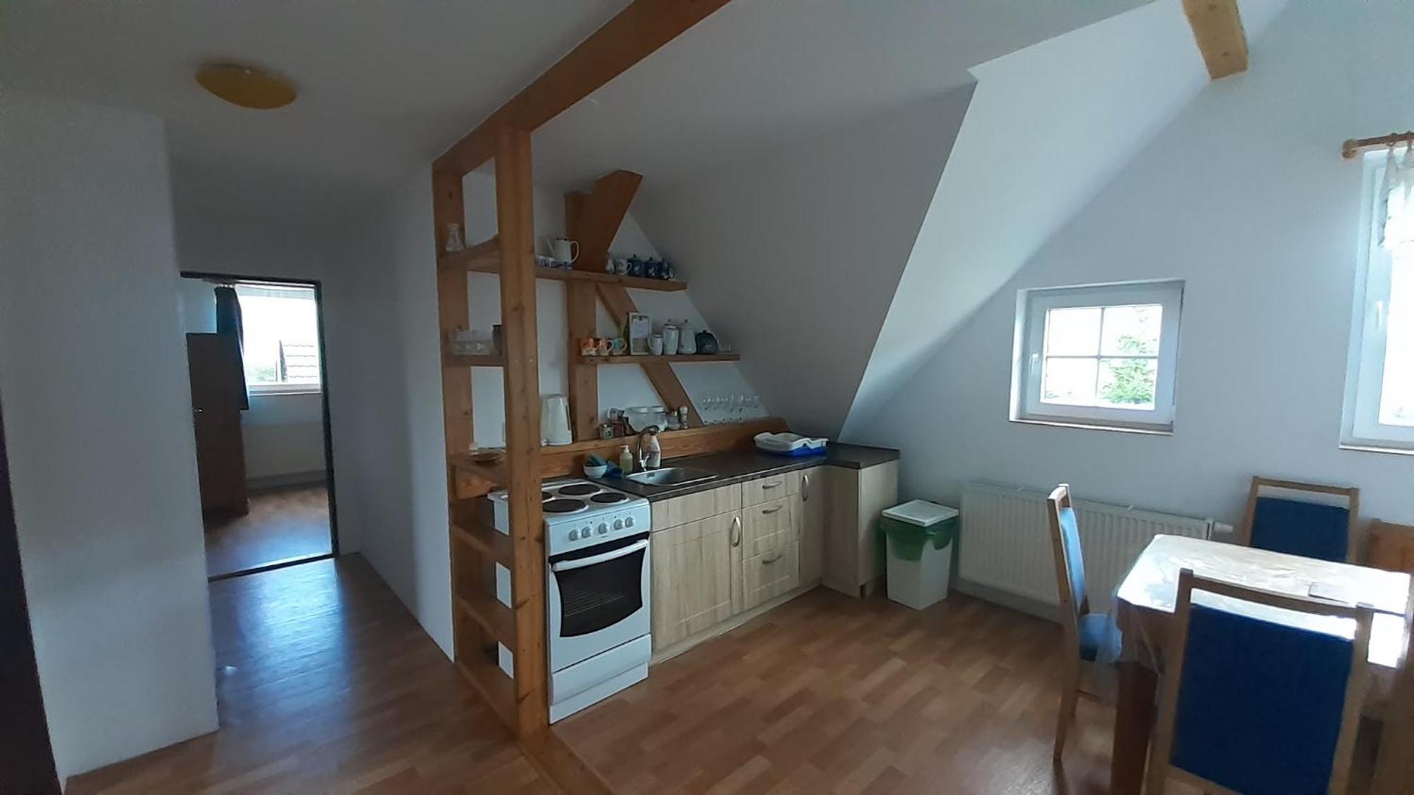 Apartman V Chaloupce Na Vrsku Bernsdorf Eksteriør bilde